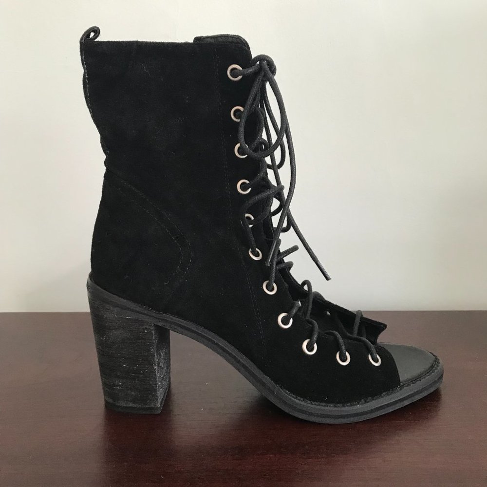 Jeffrey Campbell | Black Corset Heels - Sz 6 - Picture 5 of 10